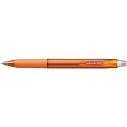 Uni-Ball URN180 RE Erasable Gel Rollerball Pen Retractable Fine 0.5mm Sun Orange