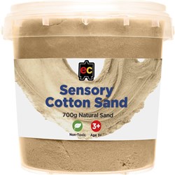 EC Sensory Cotton Sand 700g Tub Natural