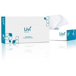 Livi Essentials Facial Tissues Hypoallergenic 2 Ply 100 Sheets