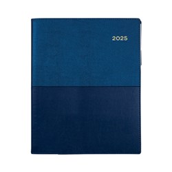 Collins Vanessa Diary Quarto Vertical Week To View Blue