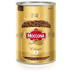 Moccona Classic Medium Roast Coffee 500gm Can 500g Tin