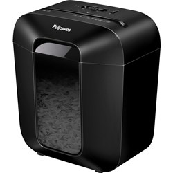 Fellowes Powershred« LX10 Cross-Cut Shredder Black