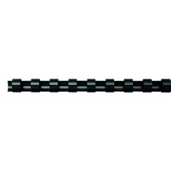 Fellowes Plastic Binding Comb 10mm 21 Loop 55 Sheet Capacity Black Pack Of 100