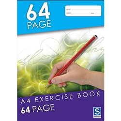 Sovereign Exercise Book A4 8mm Ruled 64 Page